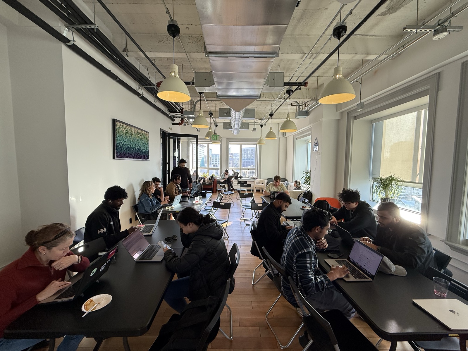 AI builders hackathon workspace in San Francisco
