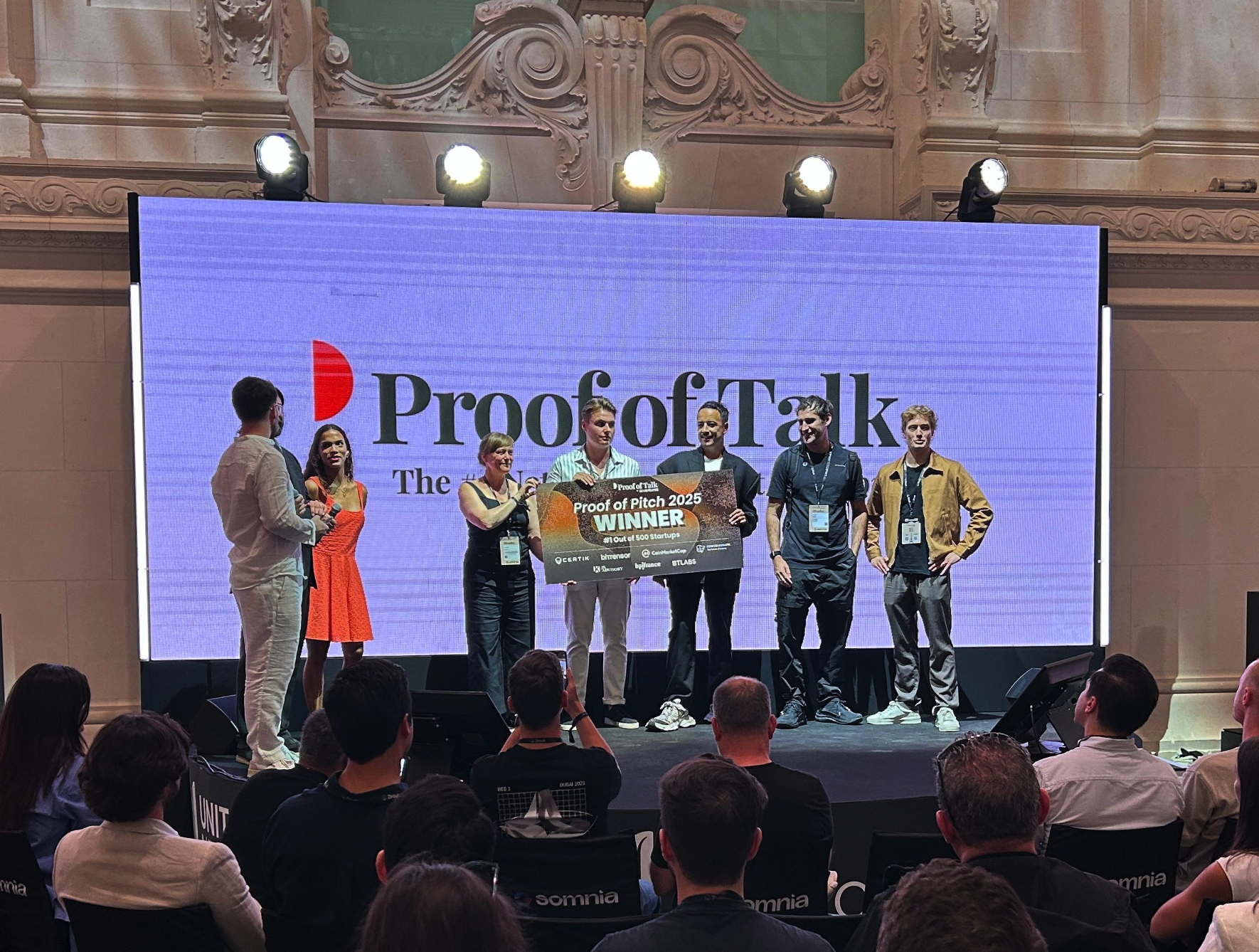 Proof of Talk pitch competition winner